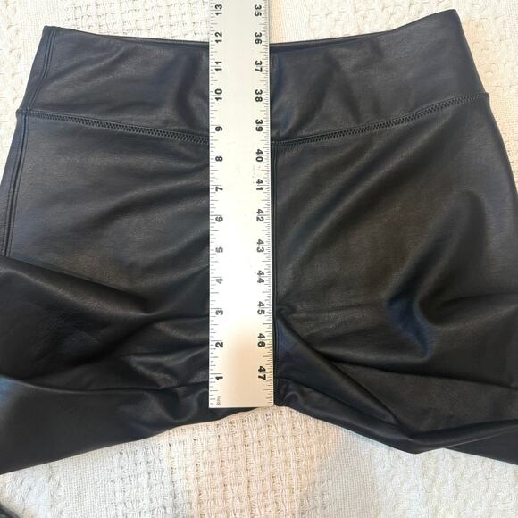 Nordstrom Rack medium high rise faux leather leggings P 2776 - Picture 7 of 10